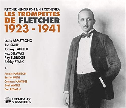 CD cover featuring Fletcher Henderson in a suit, with text listing musicians.