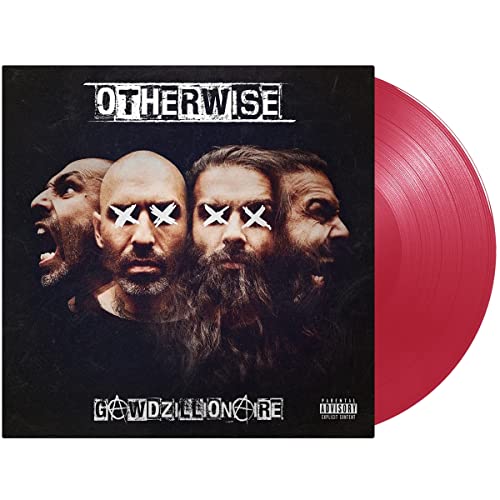 Otherwise “Gawdzillionaire” vinyl record with red disc and band portrait.
