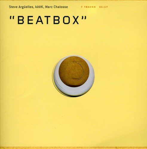 A CD album cover with a yellow background, featuring a CD and the title "Beatbox".