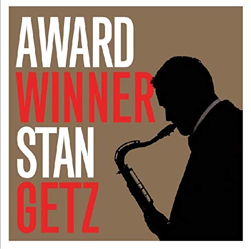 CD cover: Stan Getz silhouette playing saxophone, with red and white text.