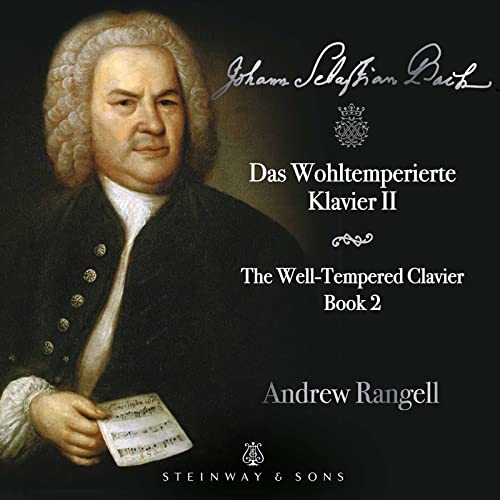 CD cover featuring a portrait of Johann Sebastian Bach holding sheet music.