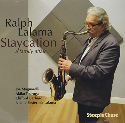 Ralph Lalama album cover featuring a saxophonist in a suit.
