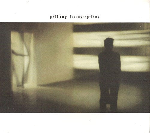 CD cover: Silhouette of a man standing in a brightly lit room.
