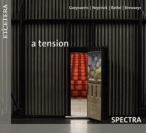 CD cover: doorway framed by dark ribbed walls, red and blue artwork visible.