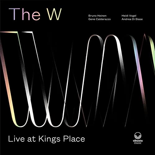 CD cover for “The W - Live At Kings Place” with abstract lines.
