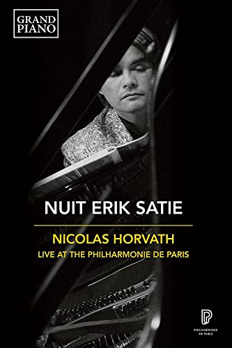 DVD cover featuring pianist Nicolas Horvath performing at the Philharmonie de Paris.