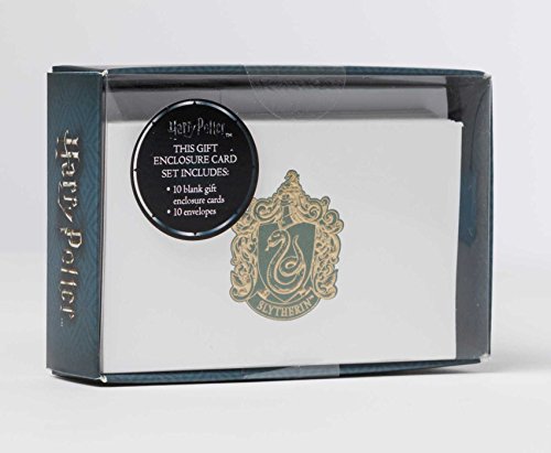 Harry Potter: Slytherin Crest Foil Gift Enclosure Cards: Set of 10 (Harry Potter Gift Note Cards)
