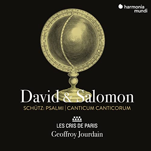 CD cover with an antique globe illustration and text: “David & Salomon”.