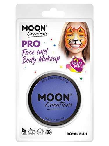 Moon Creations Pro Face Paint Cake Pot Royal Blue