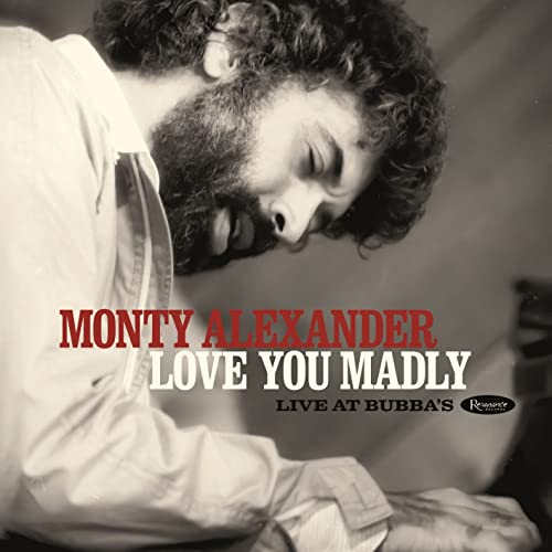 Black and white portrait of Monty Alexander with album title text.