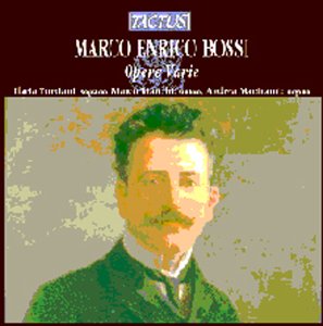 CD cover with a man's portrait and text "MARCO ENRICO BOSSI" on a dark background.