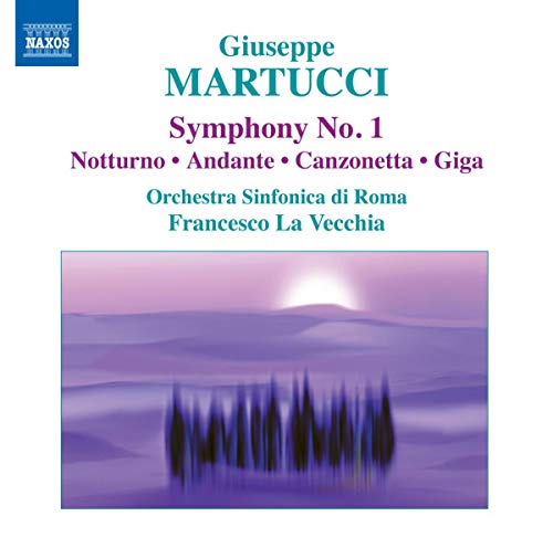 CD cover for Martucci’s Symphony No. 1 with a landscape image.