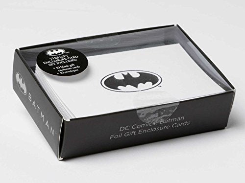 DC Comics: Batman Embossed Foil Gift Cards (Set Of 10) (Dc Comics Gift Cards): 10 Blank Cards and 10 Envelopes