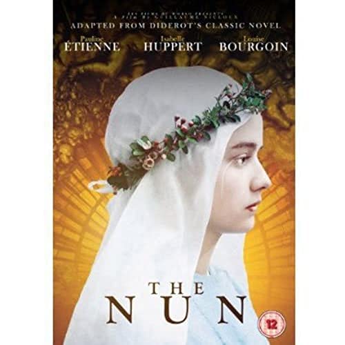 DVD cover for "The Nun" featuring a woman in a white veil.