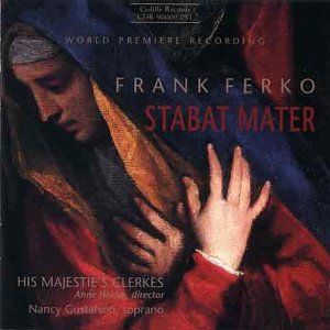 CD cover depicting a sorrowful Mary in red and blue robes.