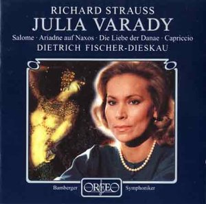 CD cover featuring Julia Varady, a portrait with operatic text.