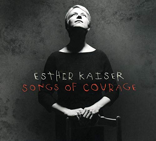 CD cover: black and white portrait of Esther Kaiser, red text.