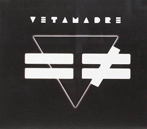 "Black CD cover with white geometric symbol and 'VETAMADRE' text."