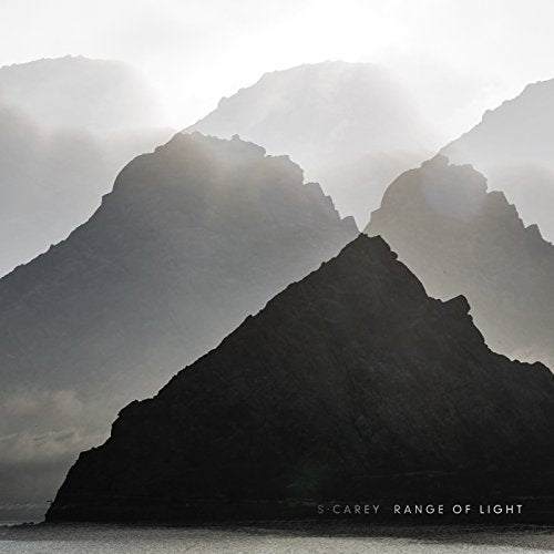 CD cover for S. Carey’s “Range Of Light” featuring misty mountains.