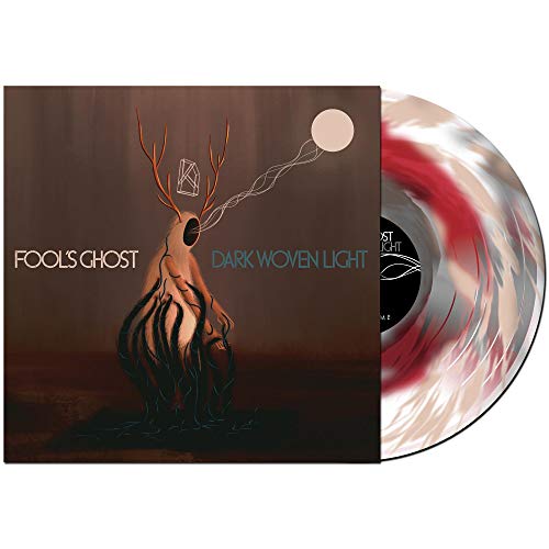 Album cover with a ghostly figure, antlers, and a glowing orb.