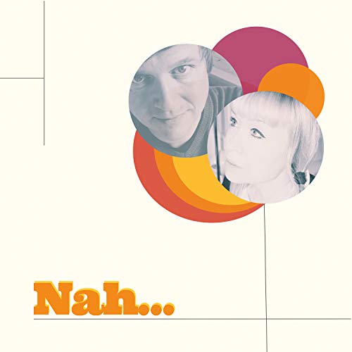 Album cover with portraits in overlapping colorful circles and text “Nah…”