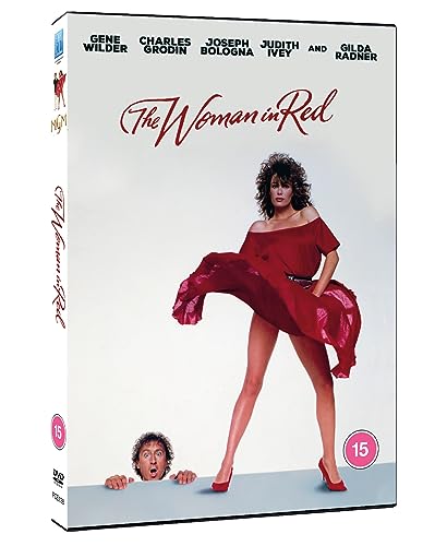 DVD cover for The Woman in Red showing a woman in a red dress.