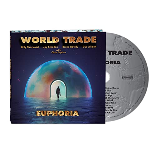 World Trade" CD case with a blue and purple cosmic landscape cover.