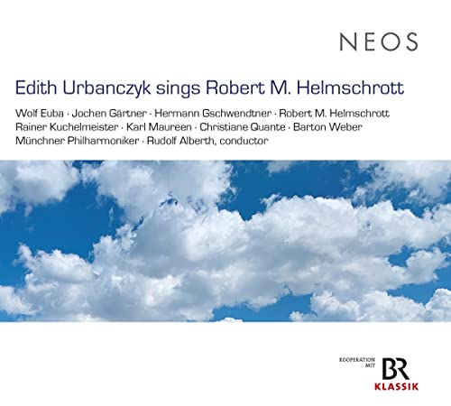 CD cover for Edith Urbanczyk singing Robert M. Helmschrott, with sky background.