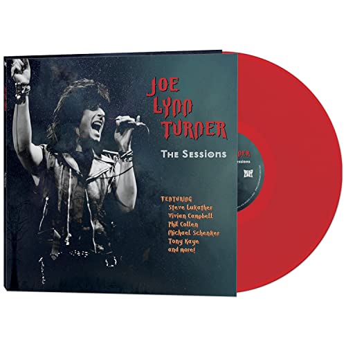 Joe Lynn Turner vinyl record cover with singer and red disc.