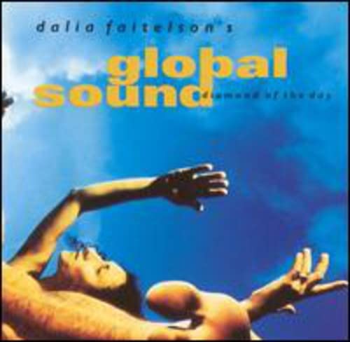 CD cover for Dalia Faitelson’s “Global Sound,” featuring a person with arms raised.