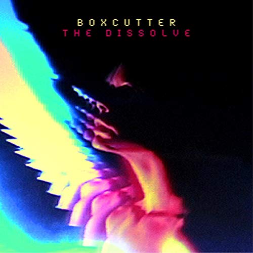 CD cover for Boxcutter’s “The Dissolve” featuring distorted, colorful imagery.