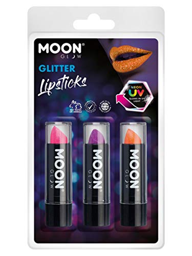 Moon Glow - Neon UV Glitter Lipstick