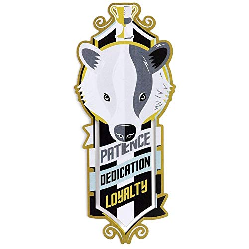 The Carat Shop, Stationery - Bookmark, Bookmark, Harry Potter Casa Hufflepuff, 12x4 Cm Hpbm024