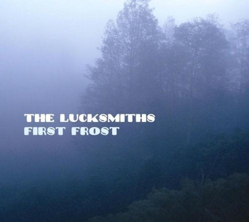 CD cover for The Lucksmiths’ “First Frost” with a misty forest scene.