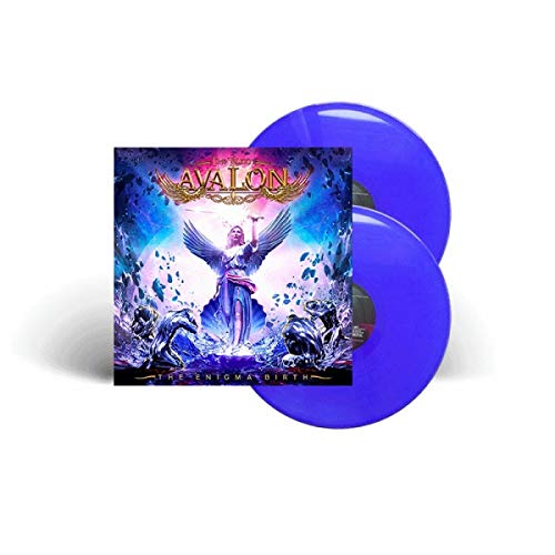 Violet vinyl double LP of Timo Tolkkis Avalon’s “The Enigma Birth” album.