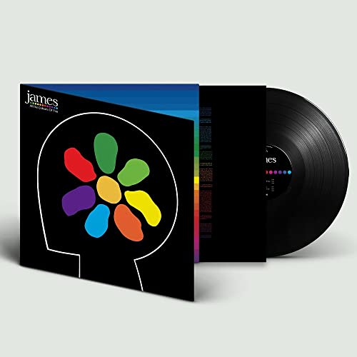 James album "All The Colours Of You" vinyl record with colourful head artwork.