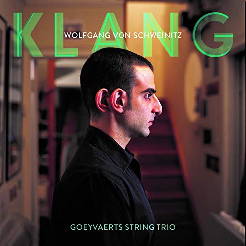 CD cover: portrait of a man on stairs, text “KLANG” and “Wolfgang Von Schweinitz”.