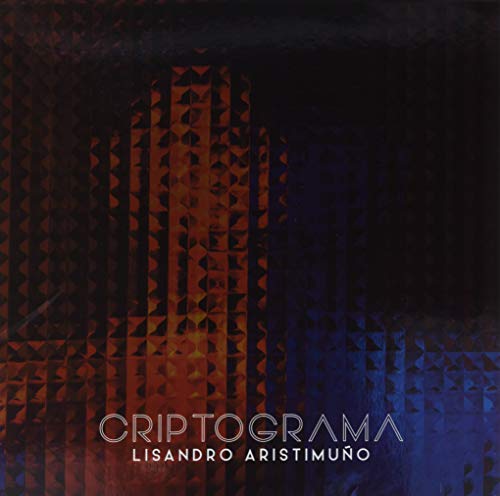 Vinyl album cover for "Criptograma" by Lisandro Aristimuño, geometric design.