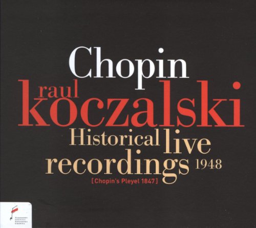 CD cover for Raul Koczalski’s 1948 Chopin historical live recordings.