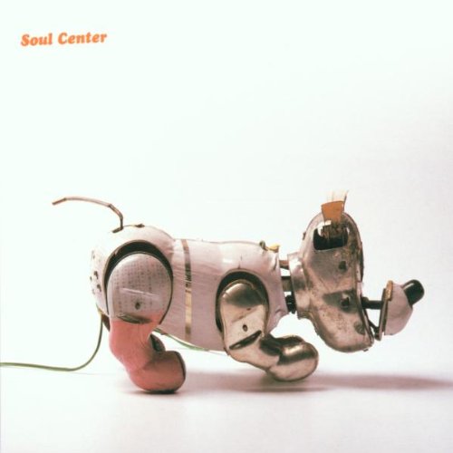 CD cover: robotic dog toy on a white background.