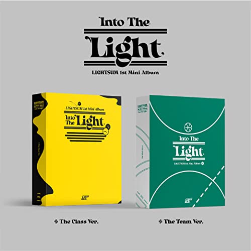 Album cover for Lightsum’s “Into The Light” CD, showing two versions.