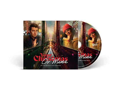 CD case and disc for "Your Christmas or Mine" soundtrack, two faces visible.