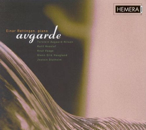 "CD cover with abstract green design, white and yellow text, and 'Hemera' logo."