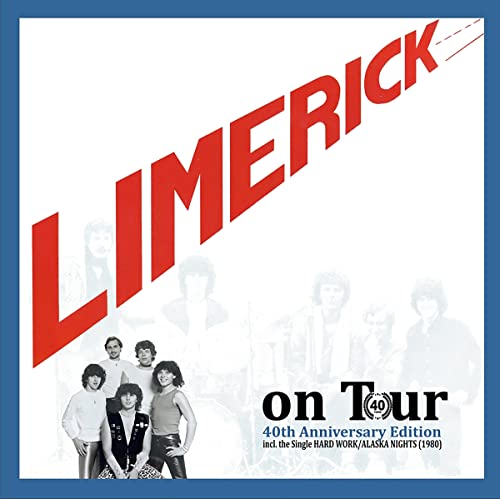 Limerick "On Tour" vinyl album cover with band photo and red lettering.