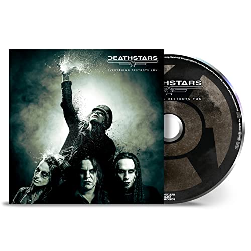 Deathstars album "Everything Destroys You" CD with band members pictured.