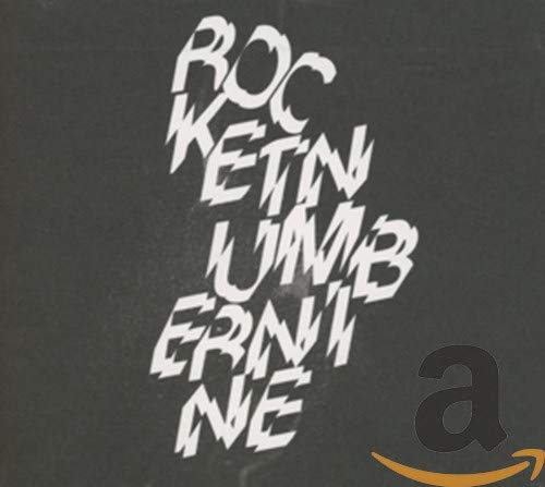 CD cover with stacked, white lettering and an Amazon logo.