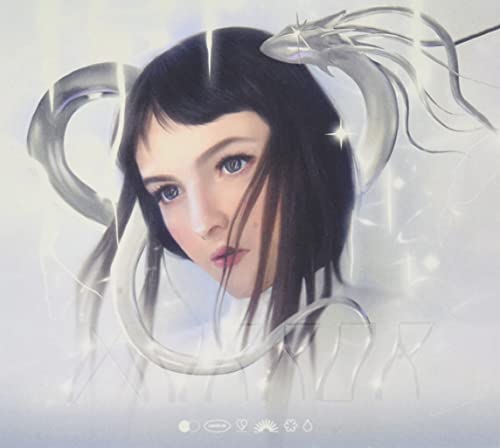 CD cover art featuring a young woman with silver, swirling shapes.