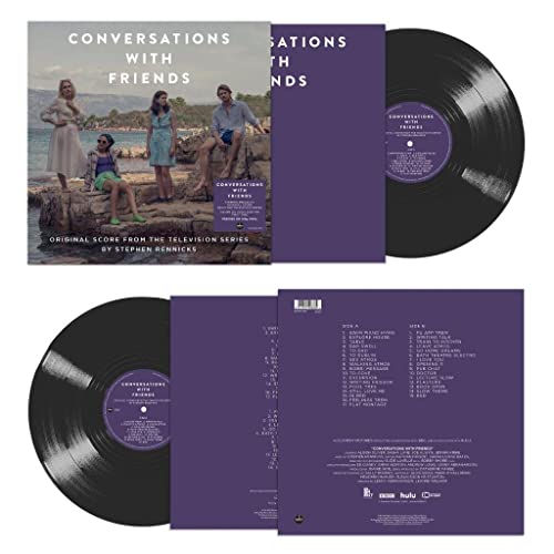 Conversations With Friends" vinyl record with cover art featuring four people.