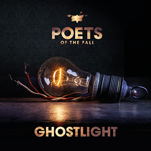 Album cover for Poets Of The Fall’s “Ghostlight” featuring a lightbulb.