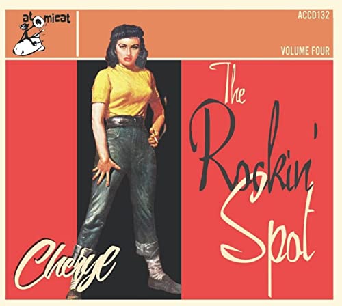 CD cover featuring a vintage portrait of singer Cheryl, orange and red design.